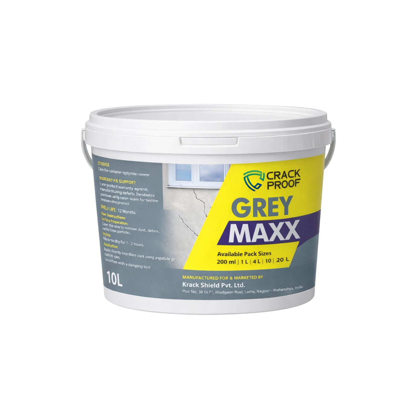 Concrete Crack Repair Adhesive – Heavy Duty Filler for Wall & Floor Cracks