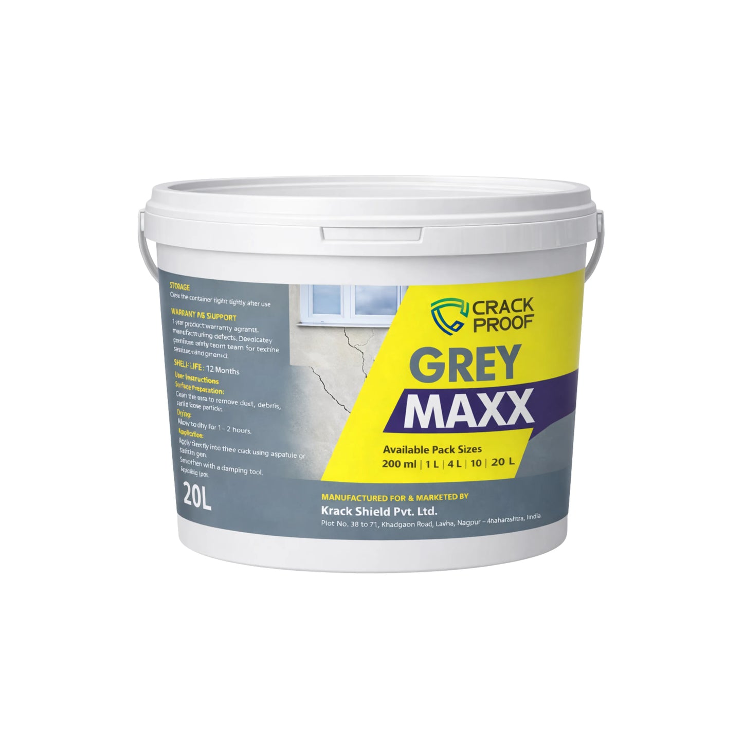 Concrete Crack Repair Adhesive – Heavy Duty Filler for Wall & Floor Cracks