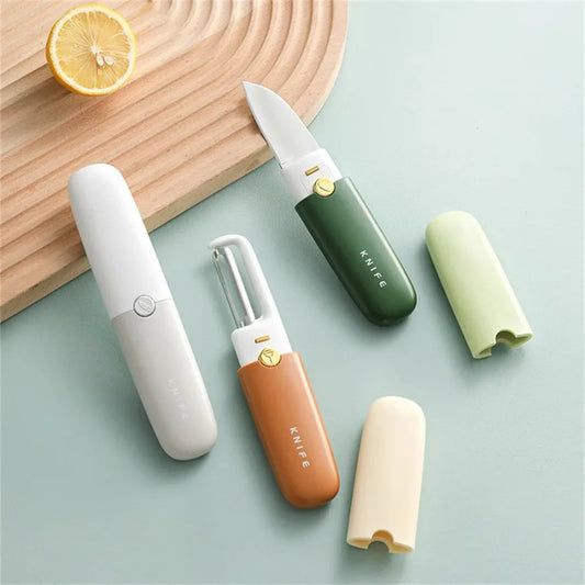 🔪 2-in-1 Peeler & Knif