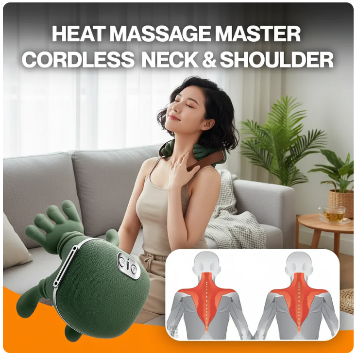 Neck & Shoulder Massager (Free Premium Support Belt)