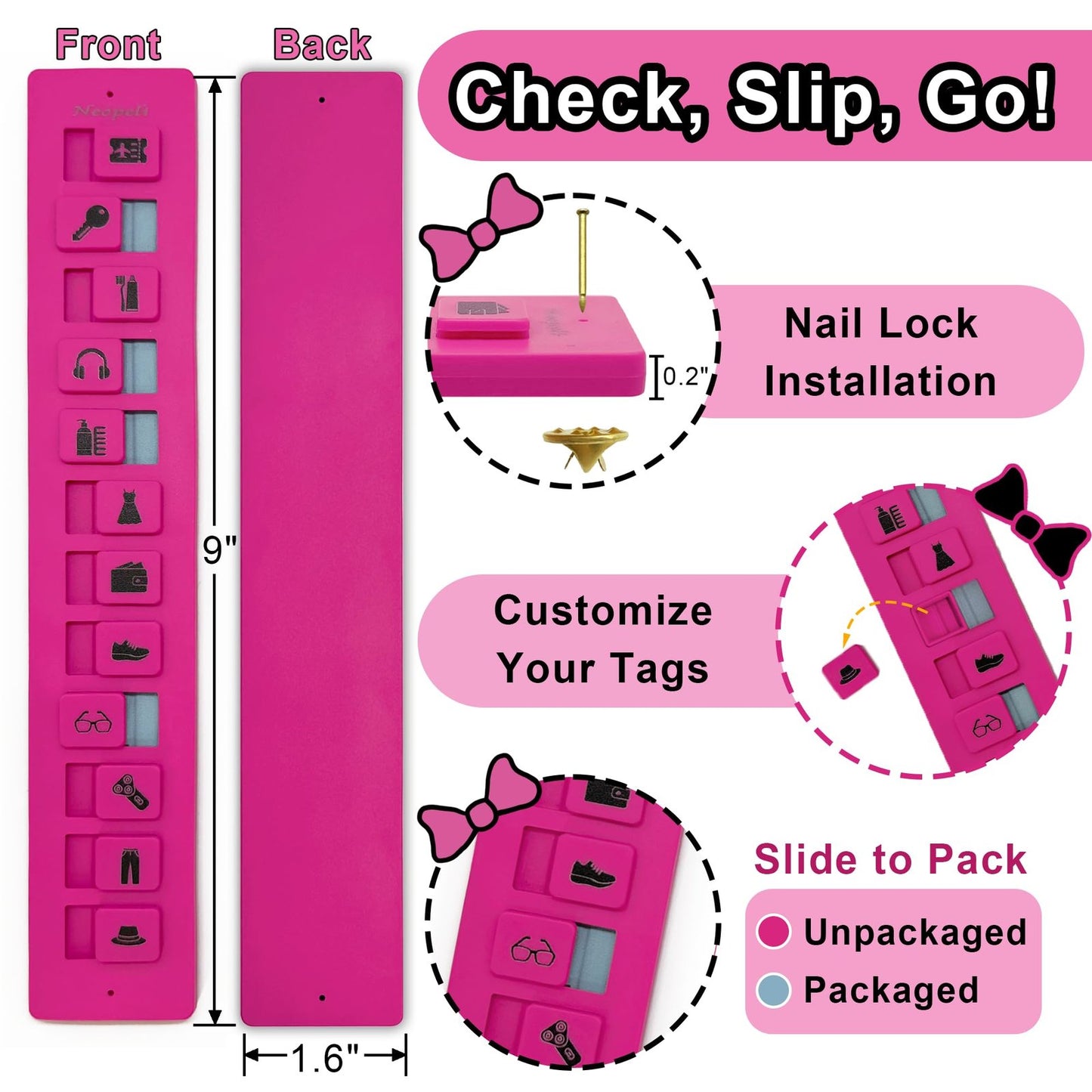 Packing Reminder – Reusable Travel Checklist