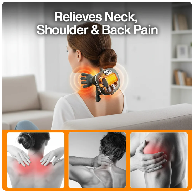 Neck & Shoulder Massager (Free Premium Support Belt)