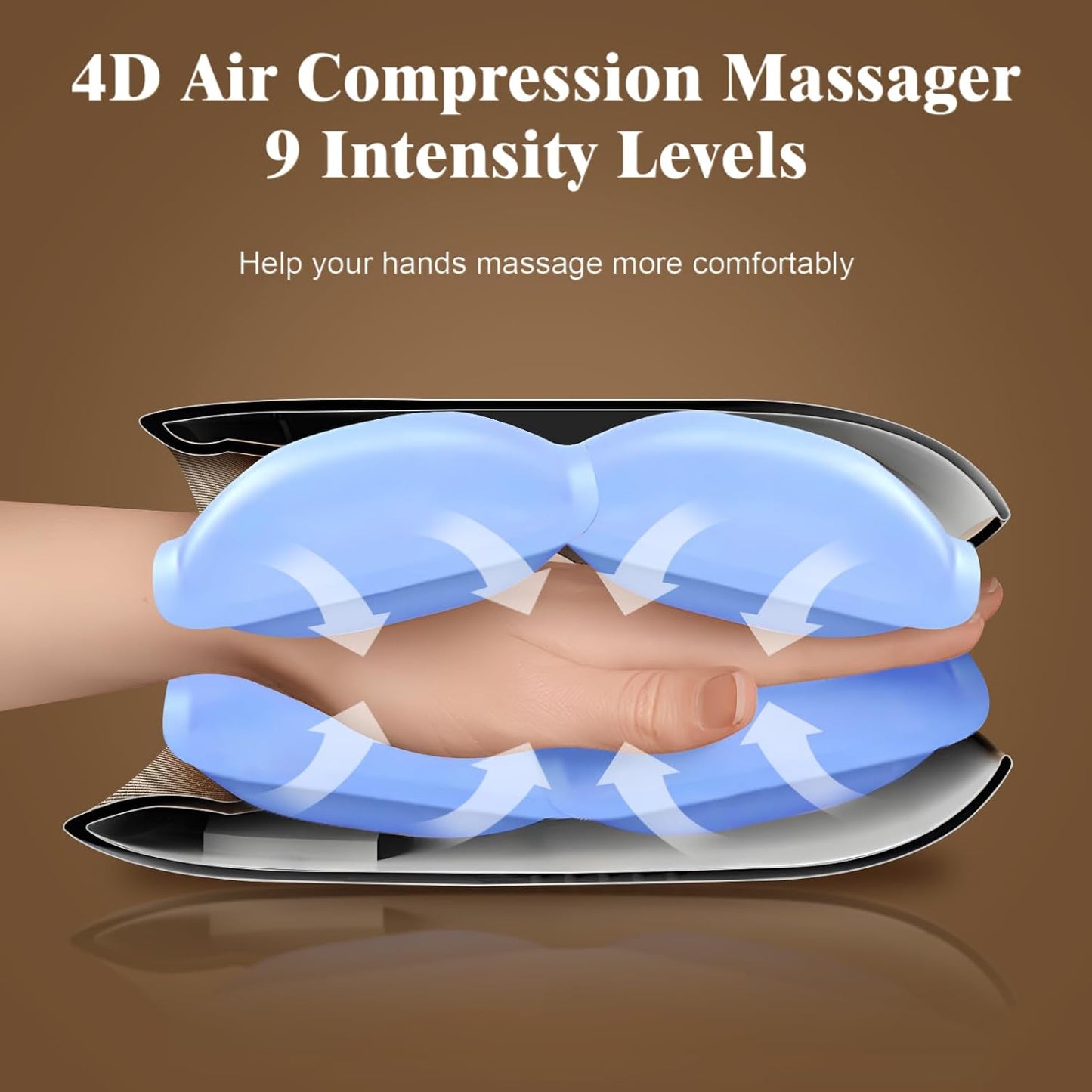 ✋ Hand Massager with Heat & Air Compression