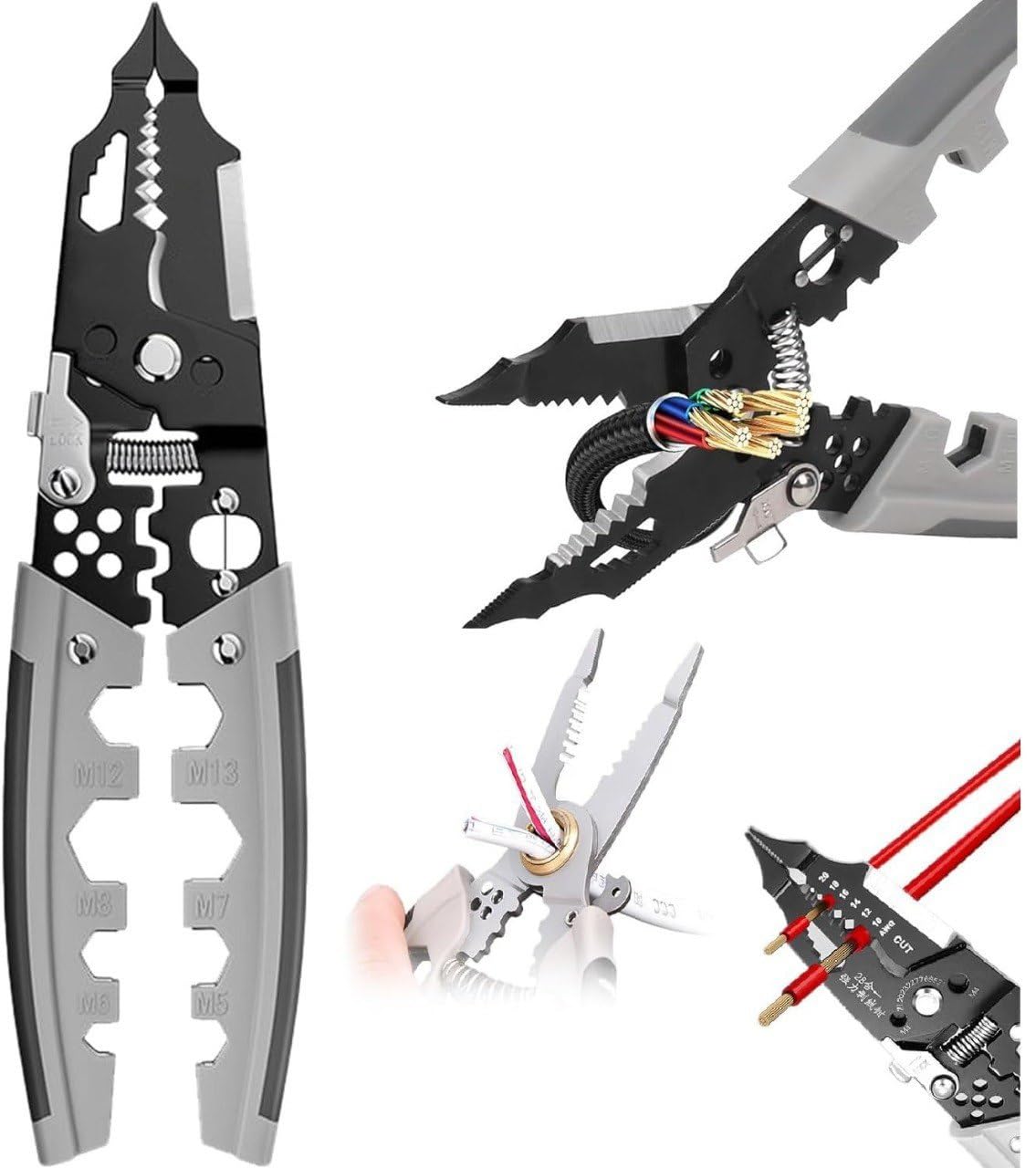 28‑in‑1 Multifunctional Tool with Built‑In Cutter