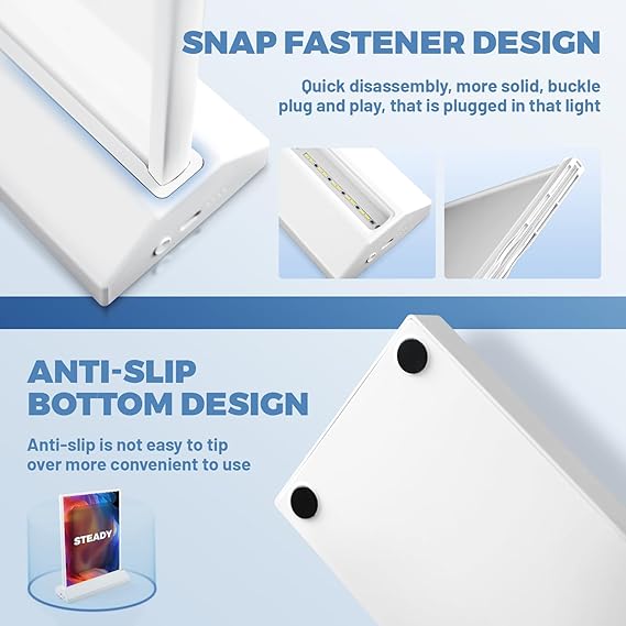 💡 Cordless Backlit Tabletop Sign Holder-Menu Card