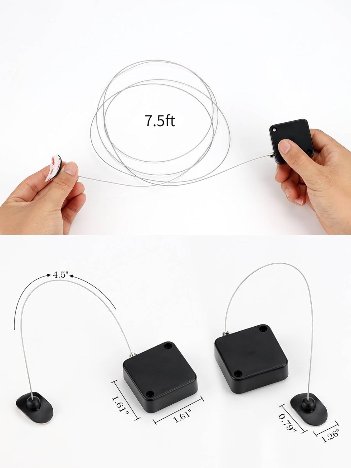 🔒 Retractable Tether Lock