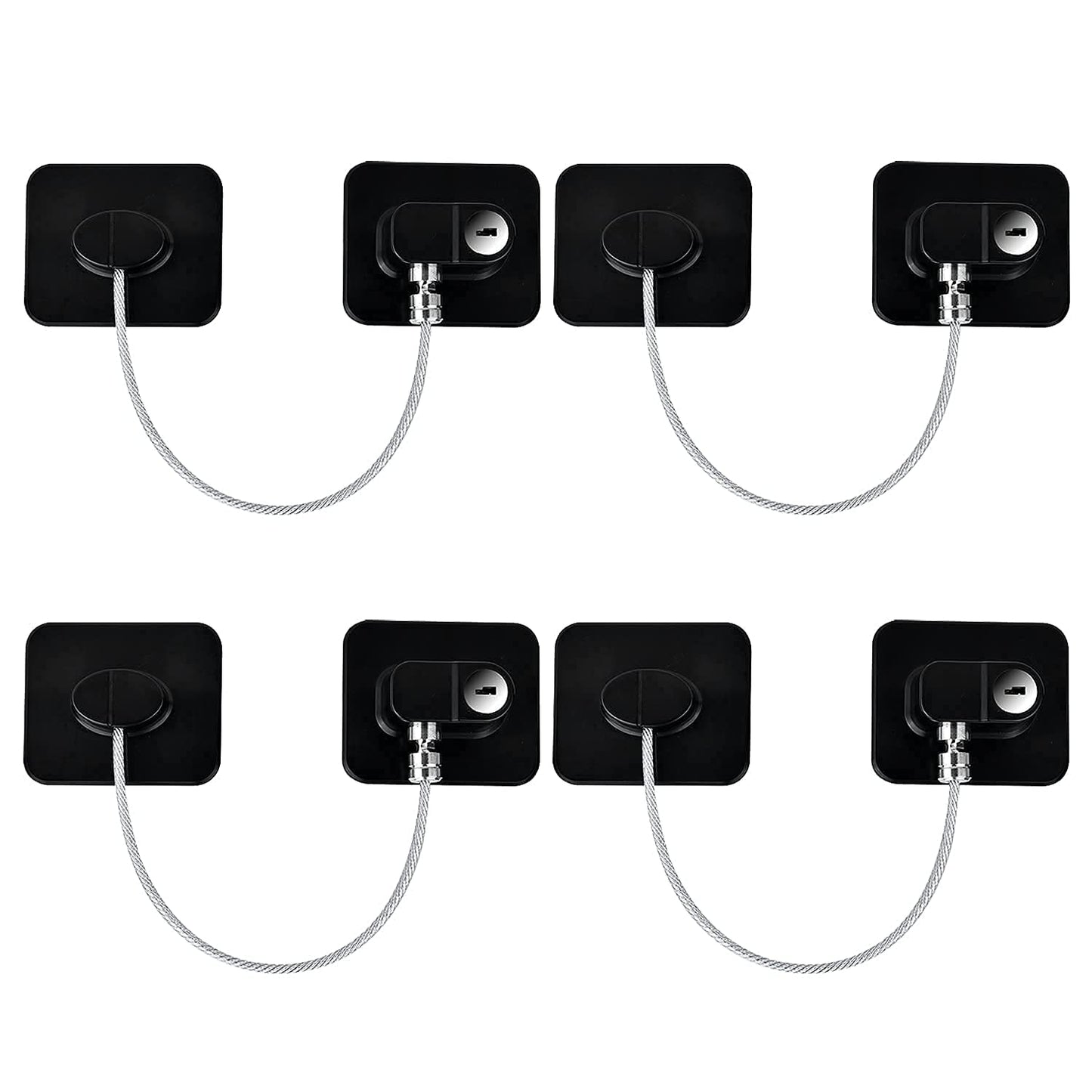 🔒 Baby Proof Cabinet Locks with Keys