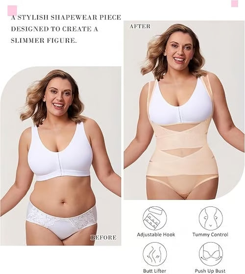 High-Waist Shapewear Bodysuit (Buy 1 Get 1 Free)