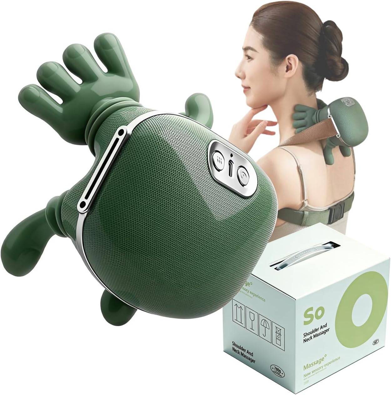 Neck & Shoulder Massager (Free Premium Support Belt)