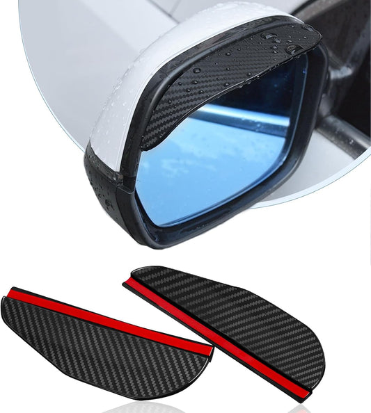 🚗 Carbon Fibre Rearview Mirror Rain Cover