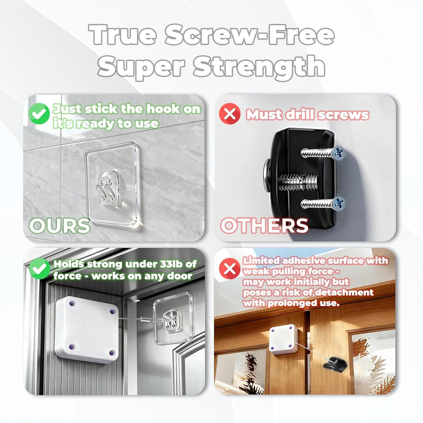 🚪 Upgraded Retractable Automatic Door Closer