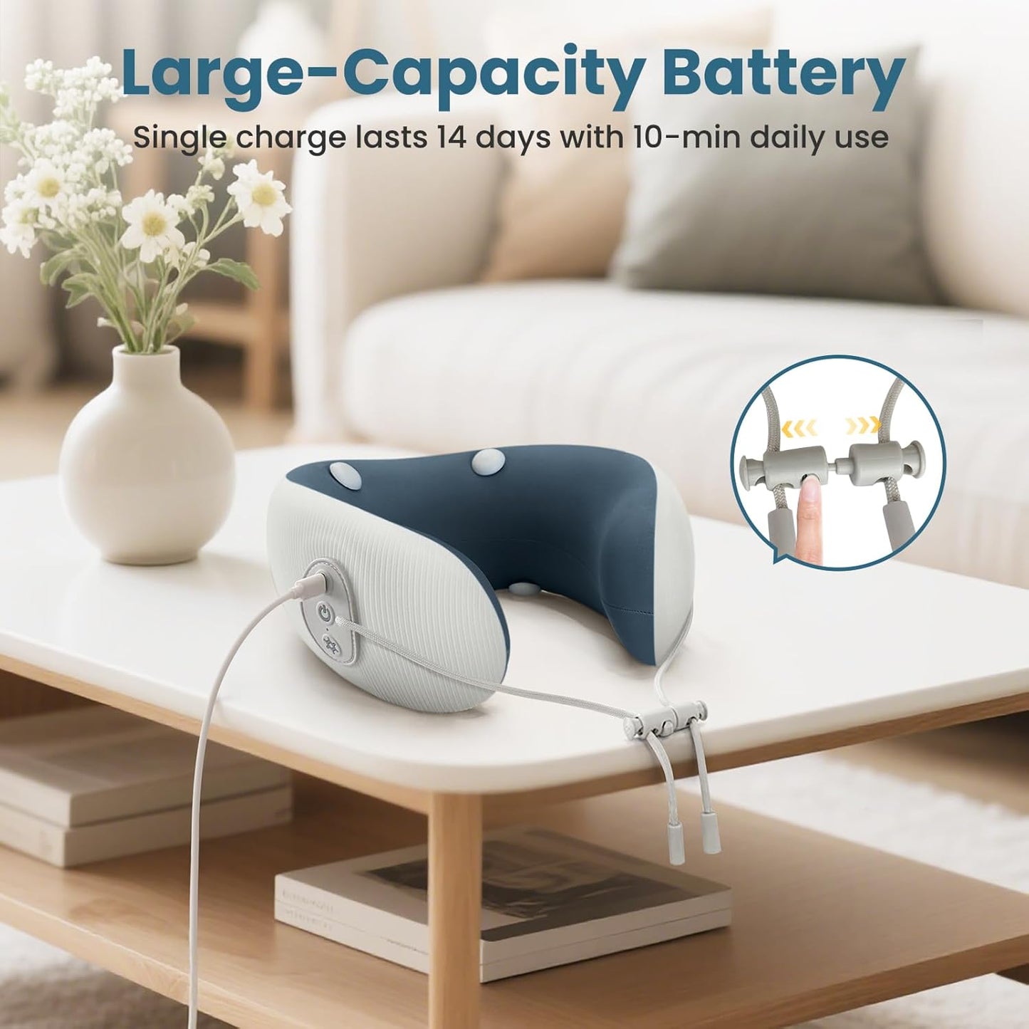 U-Shaped Massage Neck Pillow