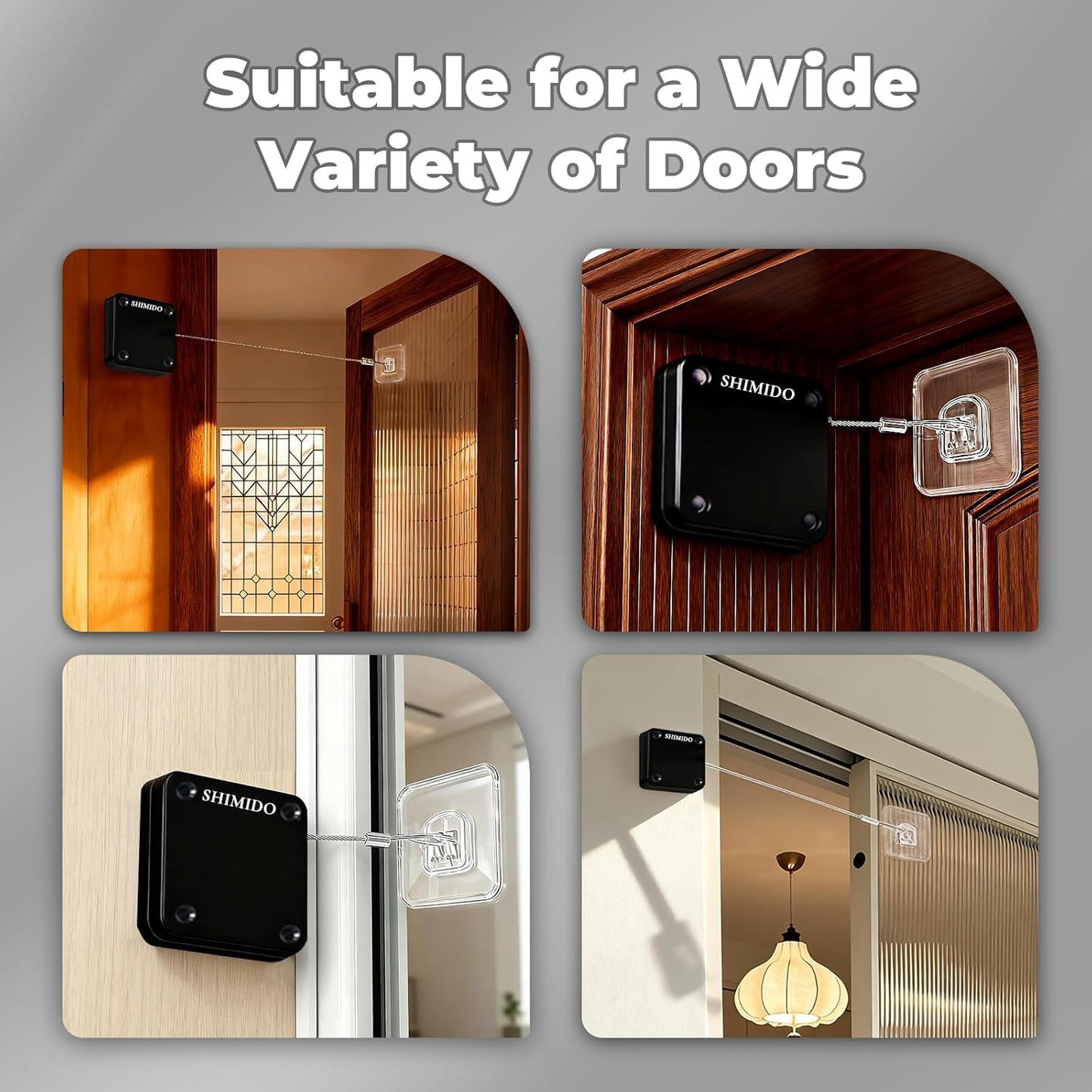 🚪 Upgraded Retractable Automatic Door Closer