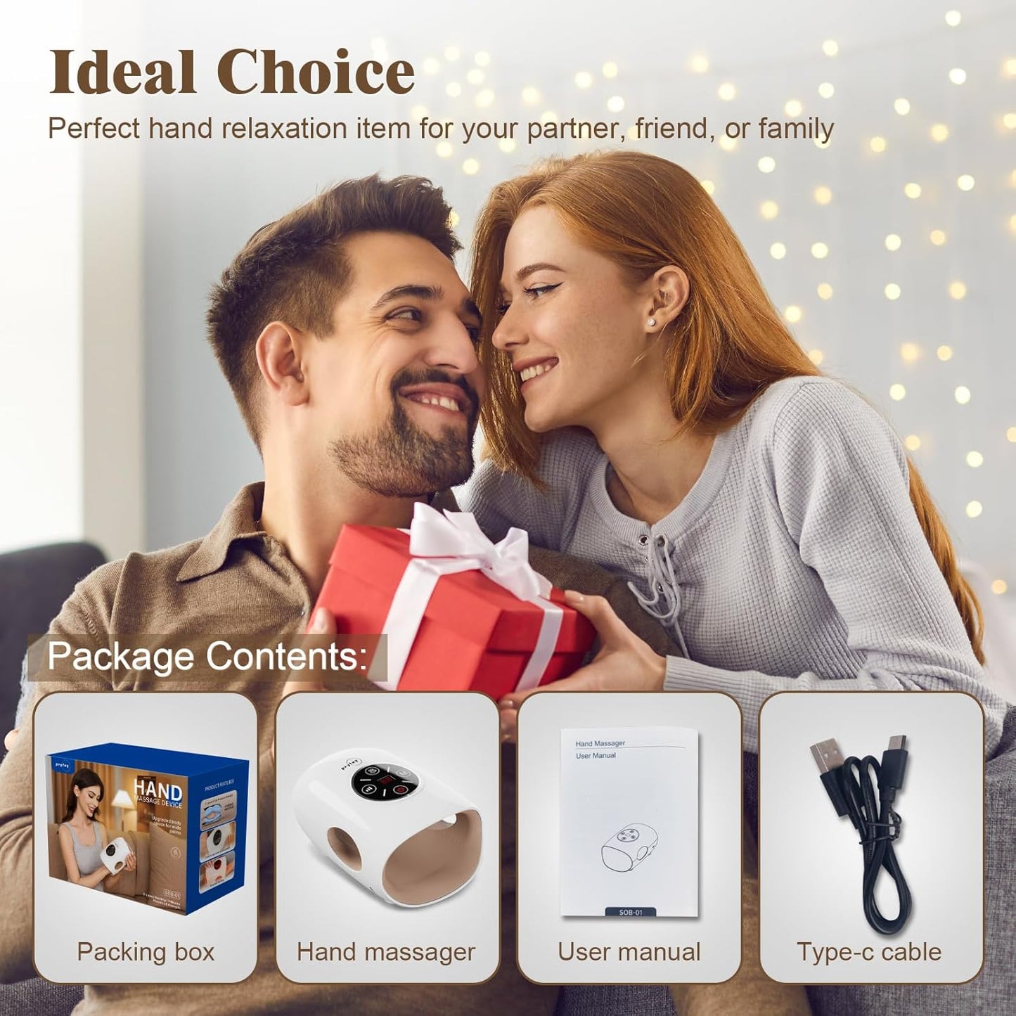 ✋ Hand Massager with Heat & Air Compression