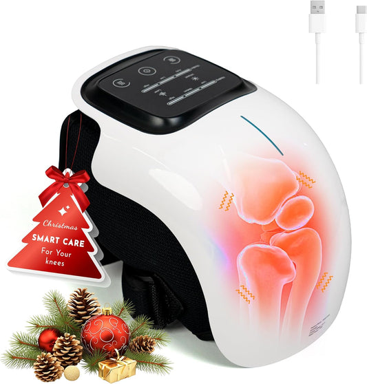 Cordless Knee Massager with Heat & Vibration