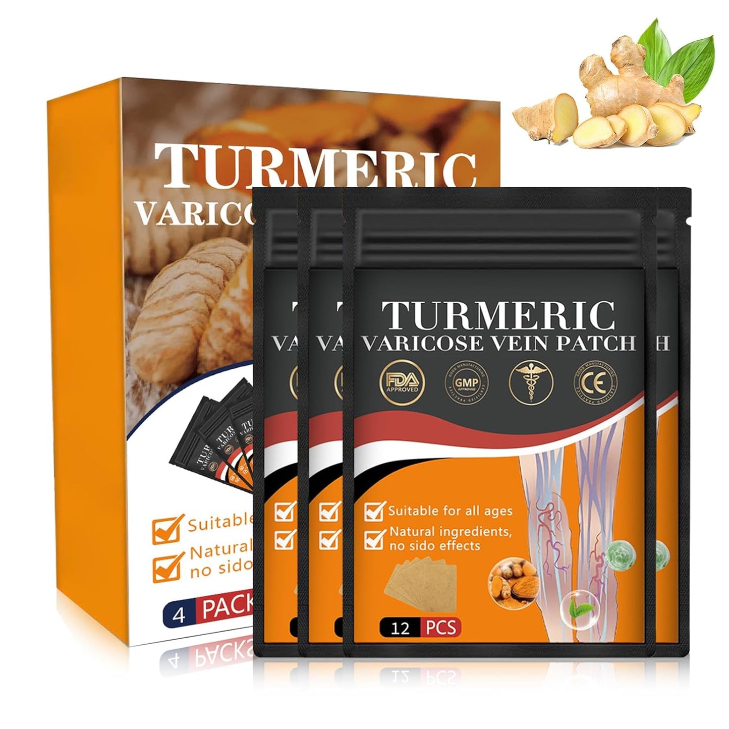 Turmeric Varicose Vein Patches