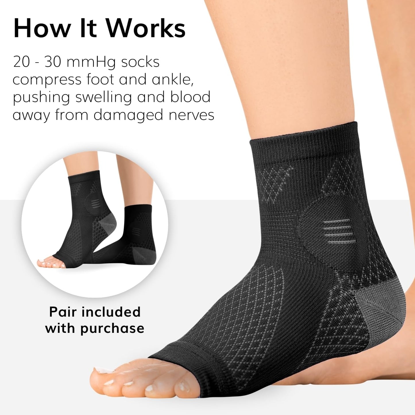 🧦Swelling Relief Arch & Heel Support Socks