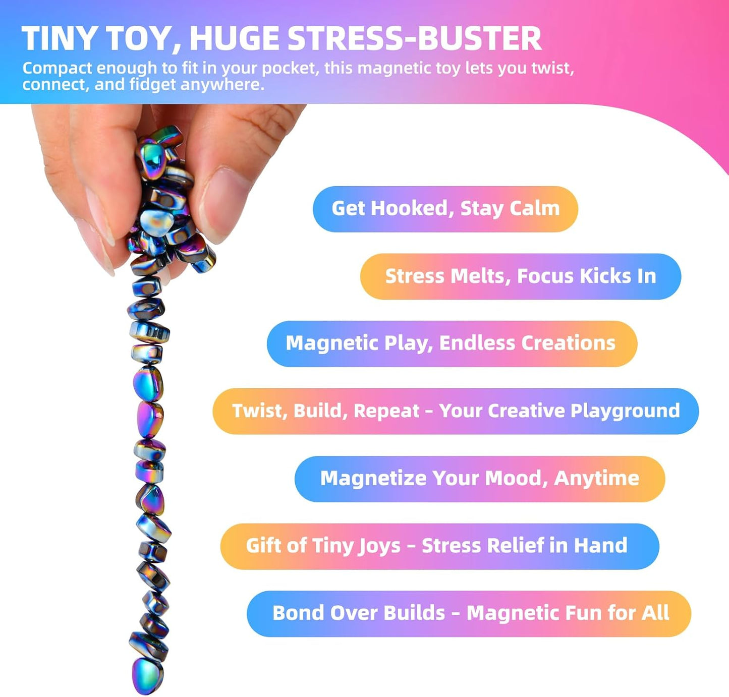 Magnetic Balls Ferrite Putty— stress relief