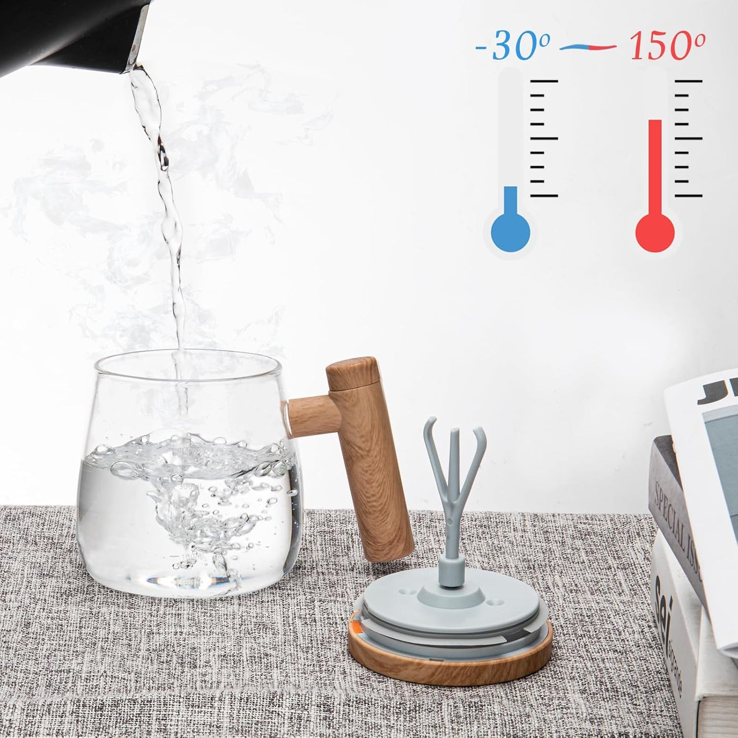 ⚡ Electric Self-Stirring Coffee Mug