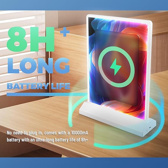 💡 Cordless Backlit Tabletop Sign Holder-Menu Card