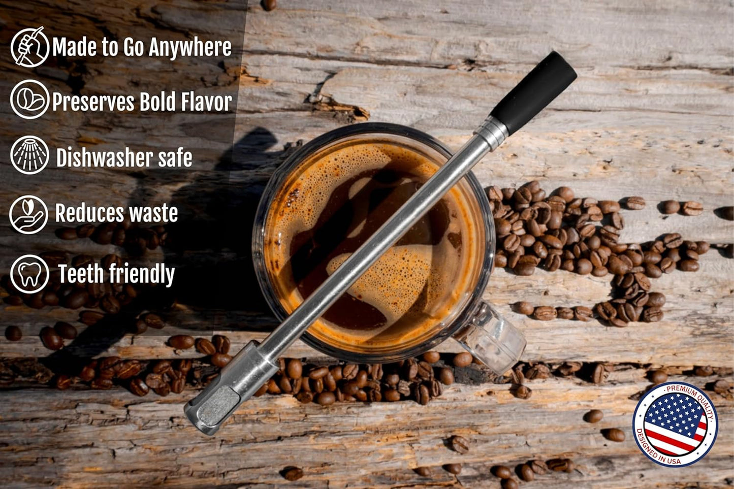 ☕ Coffee & Tea Brewing Straw
