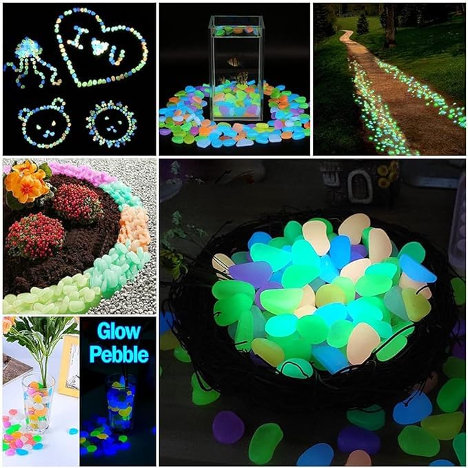 🌟 Glow In The Dark Rocks (Pack Of 100 pcs)
