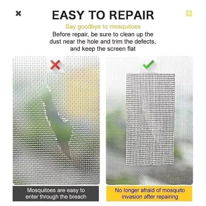 Window Net Screen Repair Roll - Fix broken Mesh Windows