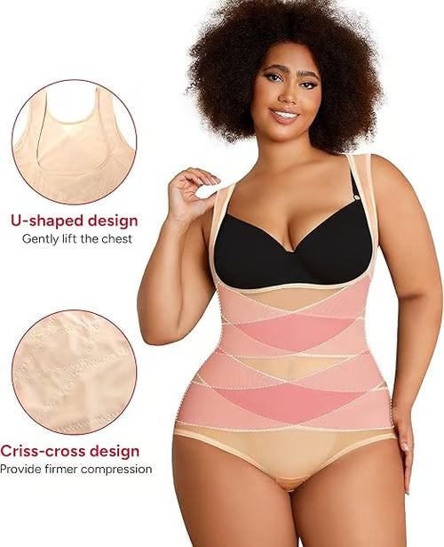 High-Waist Shapewear Bodysuit (Buy 1 Get 1 Free)