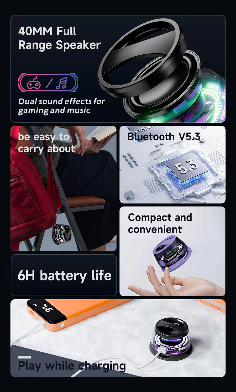 🔊 Wireless Portable Magnetic Speaker