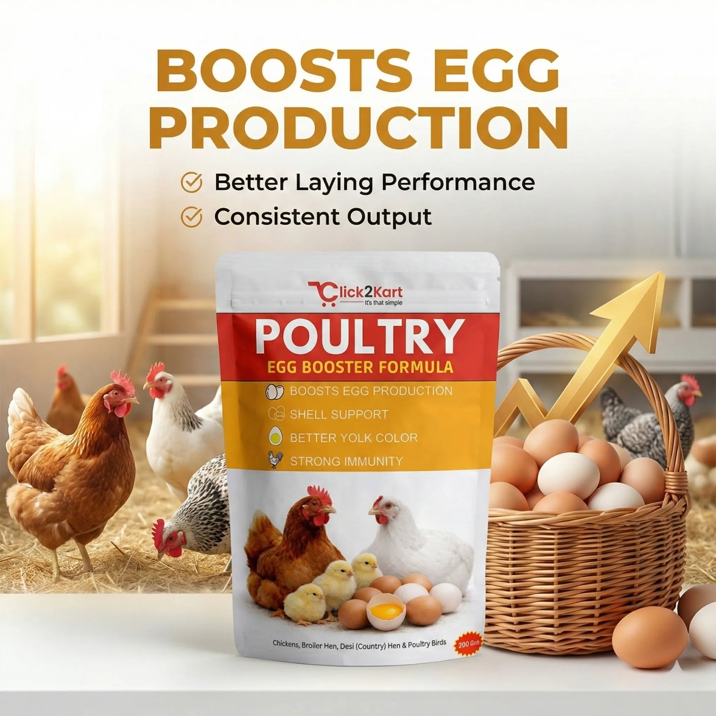 Poultry Egg Booster Formula – Boost Egg Production Naturally