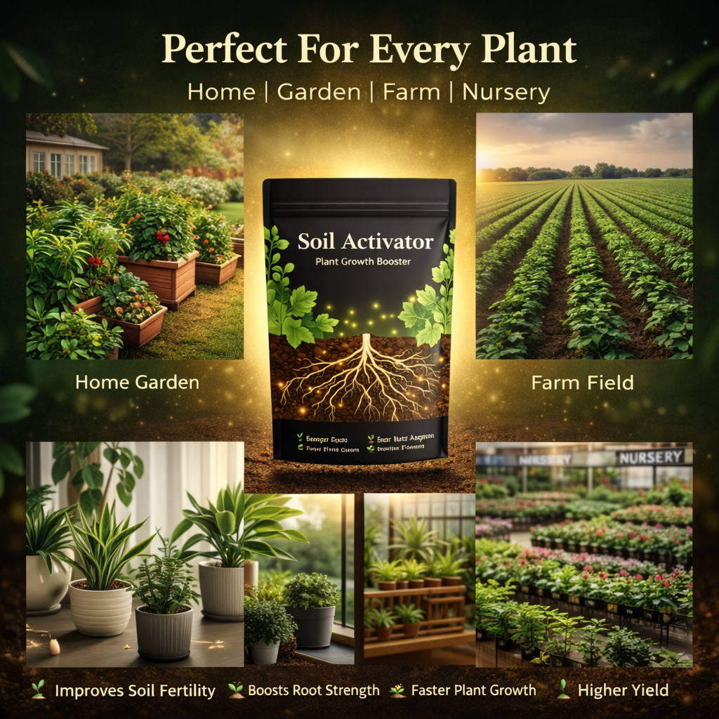 Soil Activator – Plant Growth Booster | BUY 1 GET 2 FREE