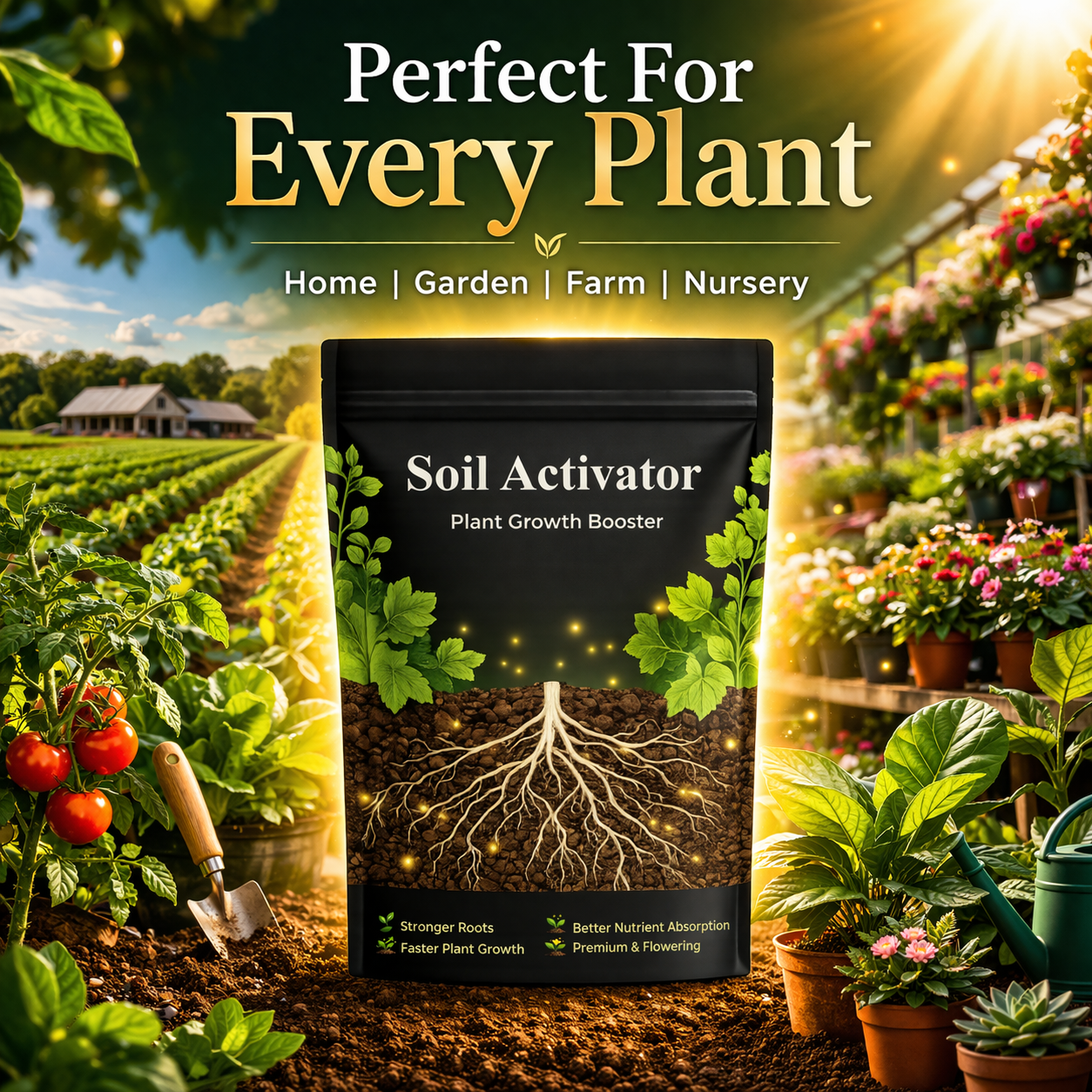 Soil Activator – Plant Growth Booster | BUY 1 GET 2 FREE