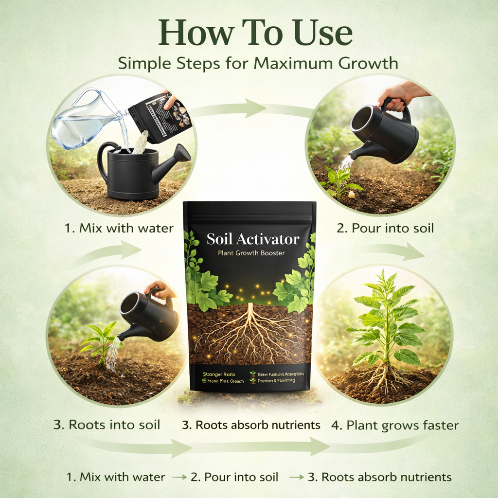 Soil Activator – Plant Growth Booster | BUY 1 GET 2 FREE