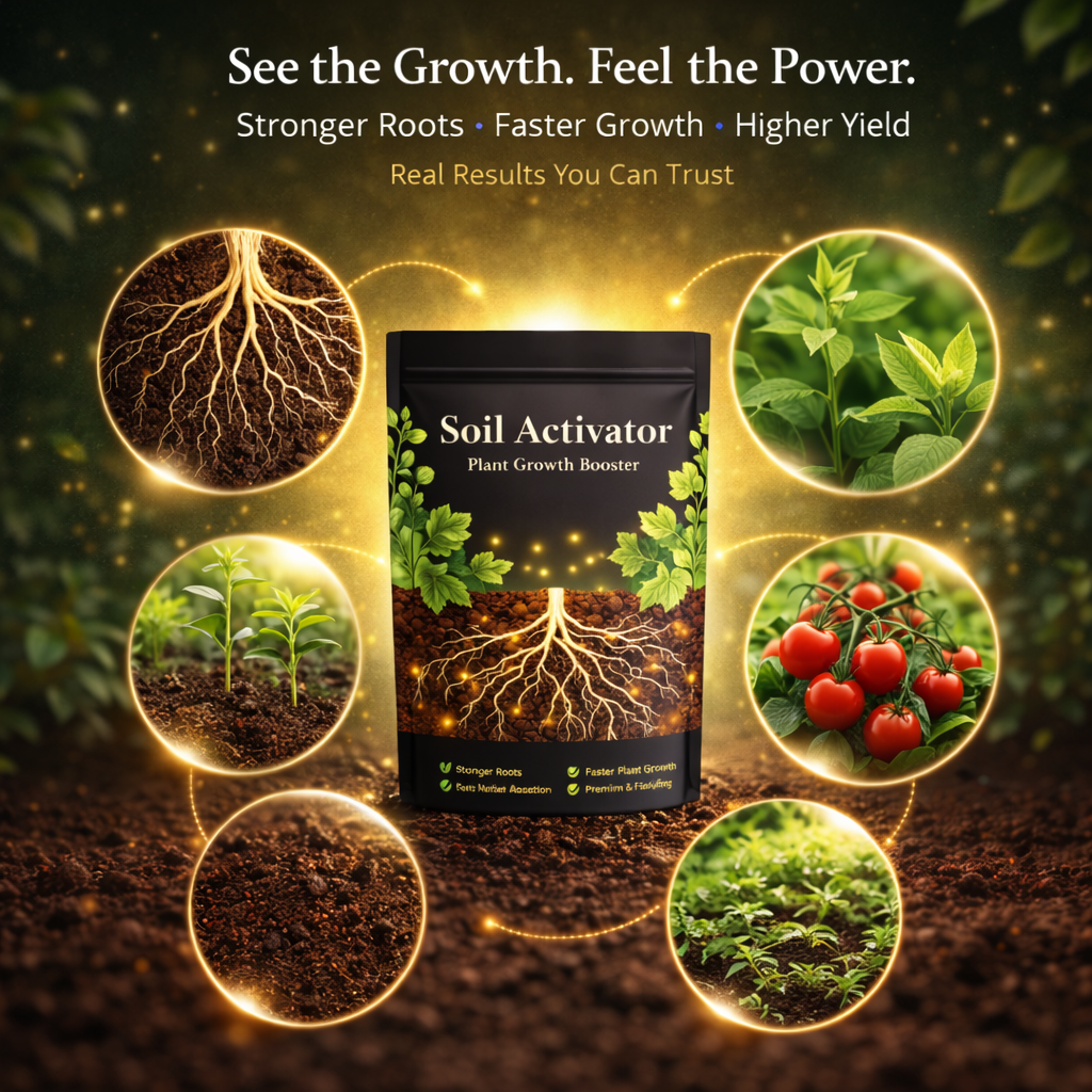 Soil Activator – Plant Growth Booster | BUY 1 GET 2 FREE