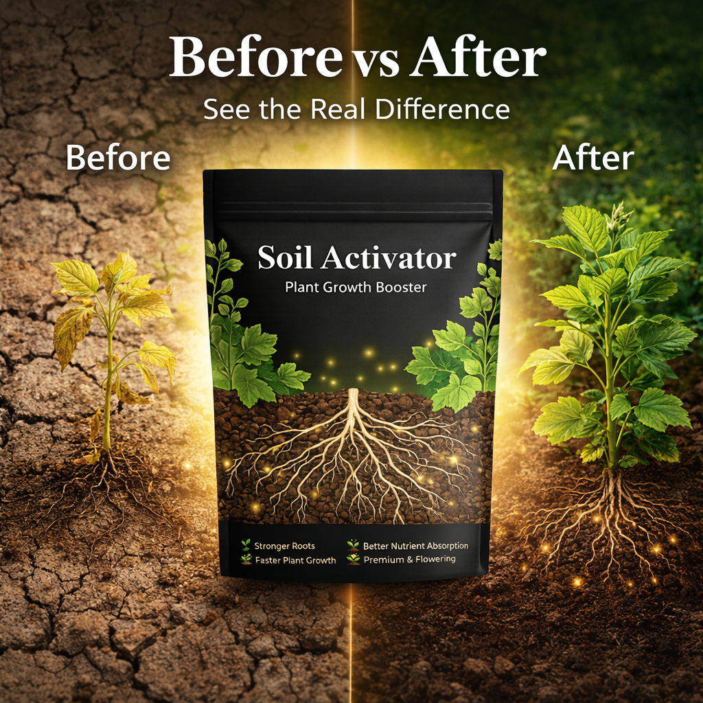 Soil Activator – Plant Growth Booster | BUY 1 GET 2 FREE