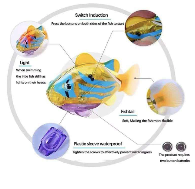 🐟 LED Robot Fish Toy