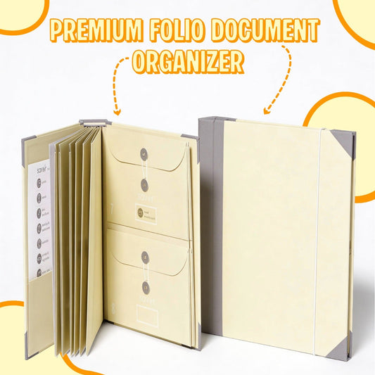 Premium Folio Document Organizer