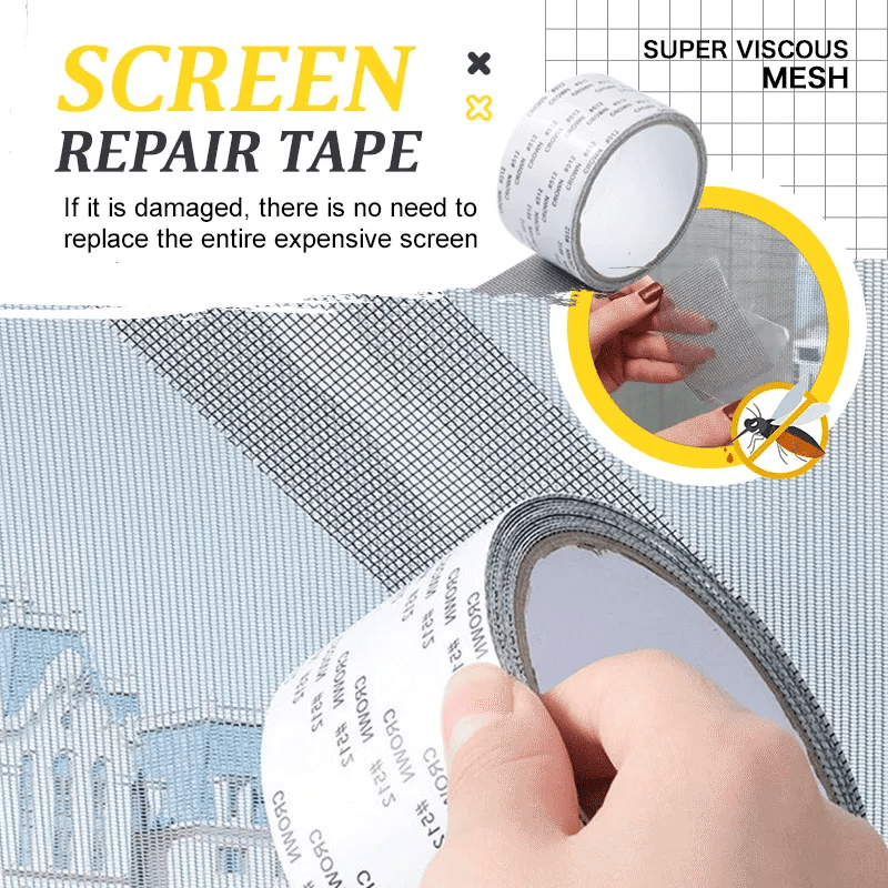 Window Net Screen Repair Roll - Fix broken Mesh Windows