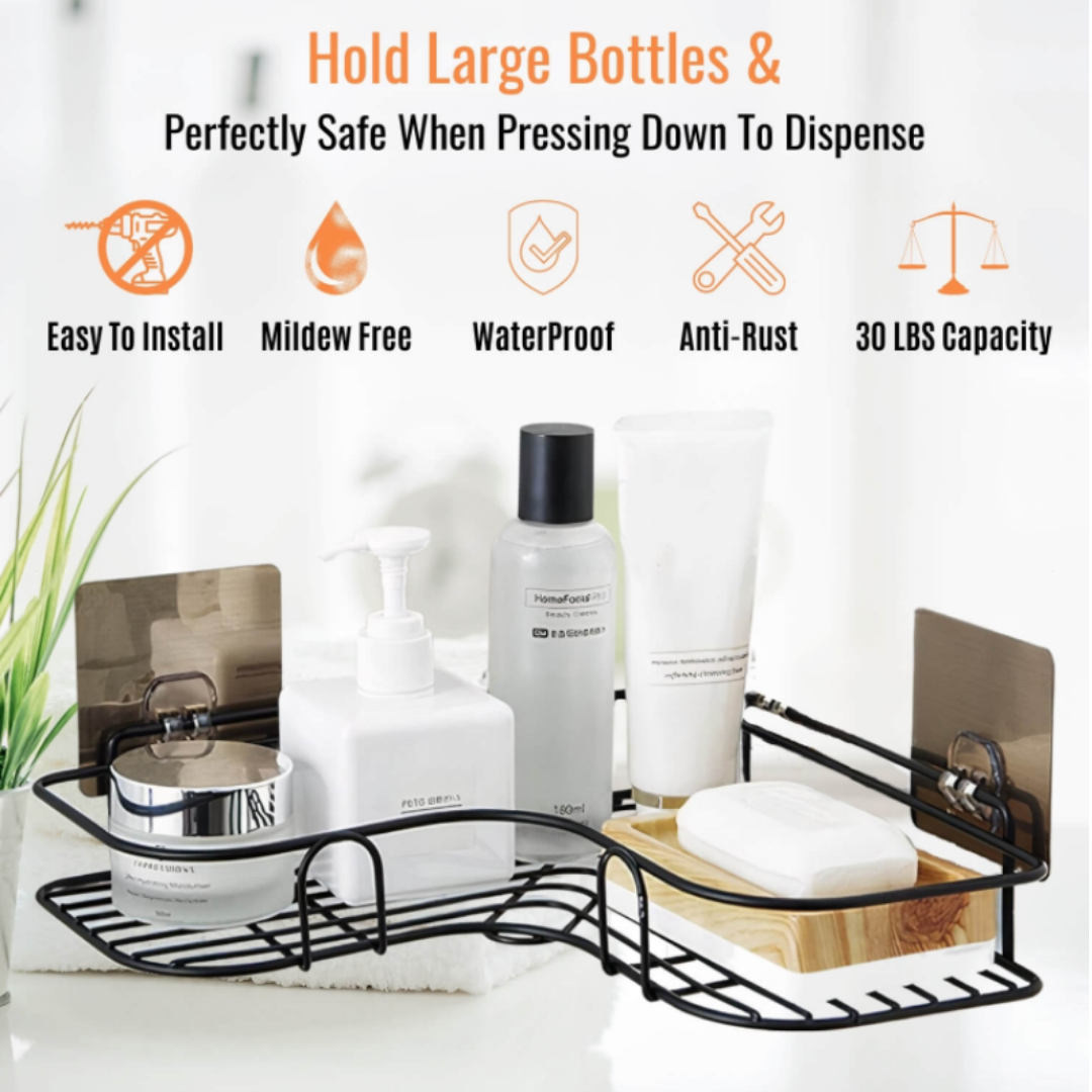 Shelf - Adhesive Metal Corner Storage Rack (Buy 1 & Get 1 Free)